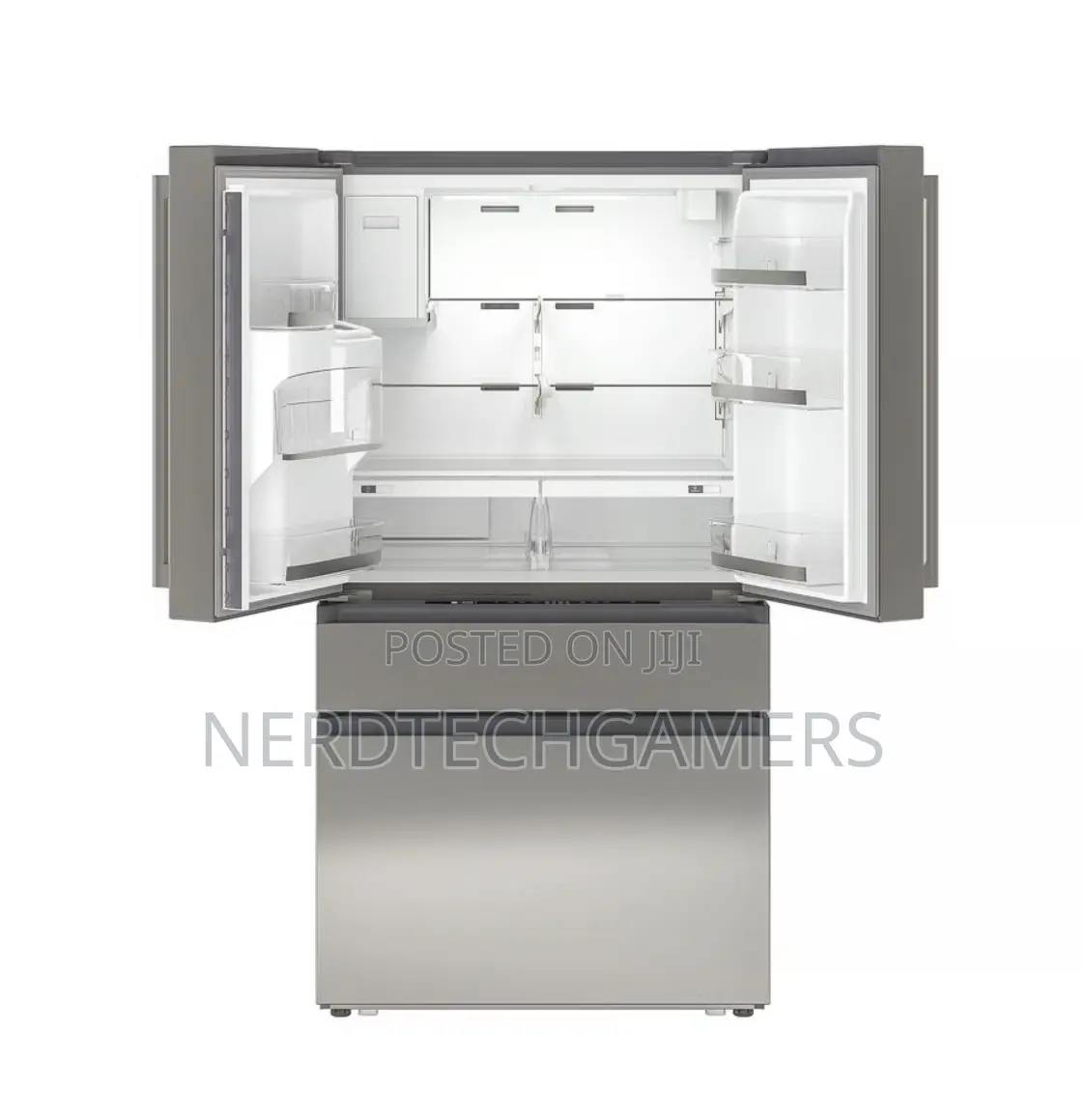 Överskådlig French Door Refrigerator, 4-Door/Stainless Steel Color,