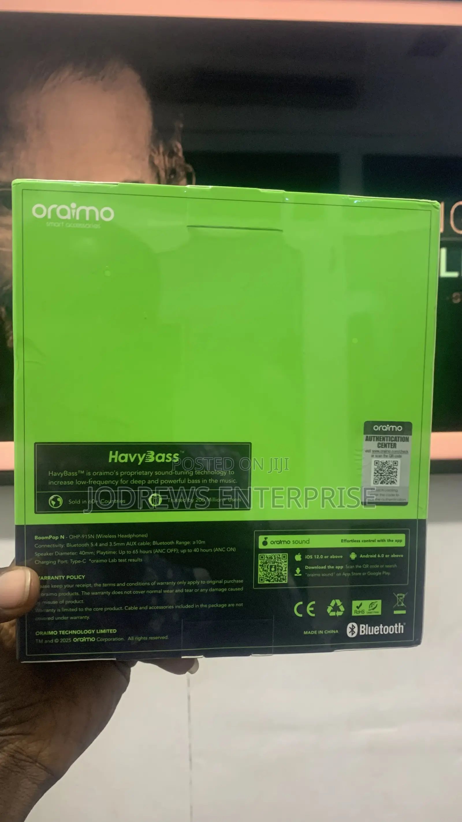 Oraimo Boompop N Wireless Headphones