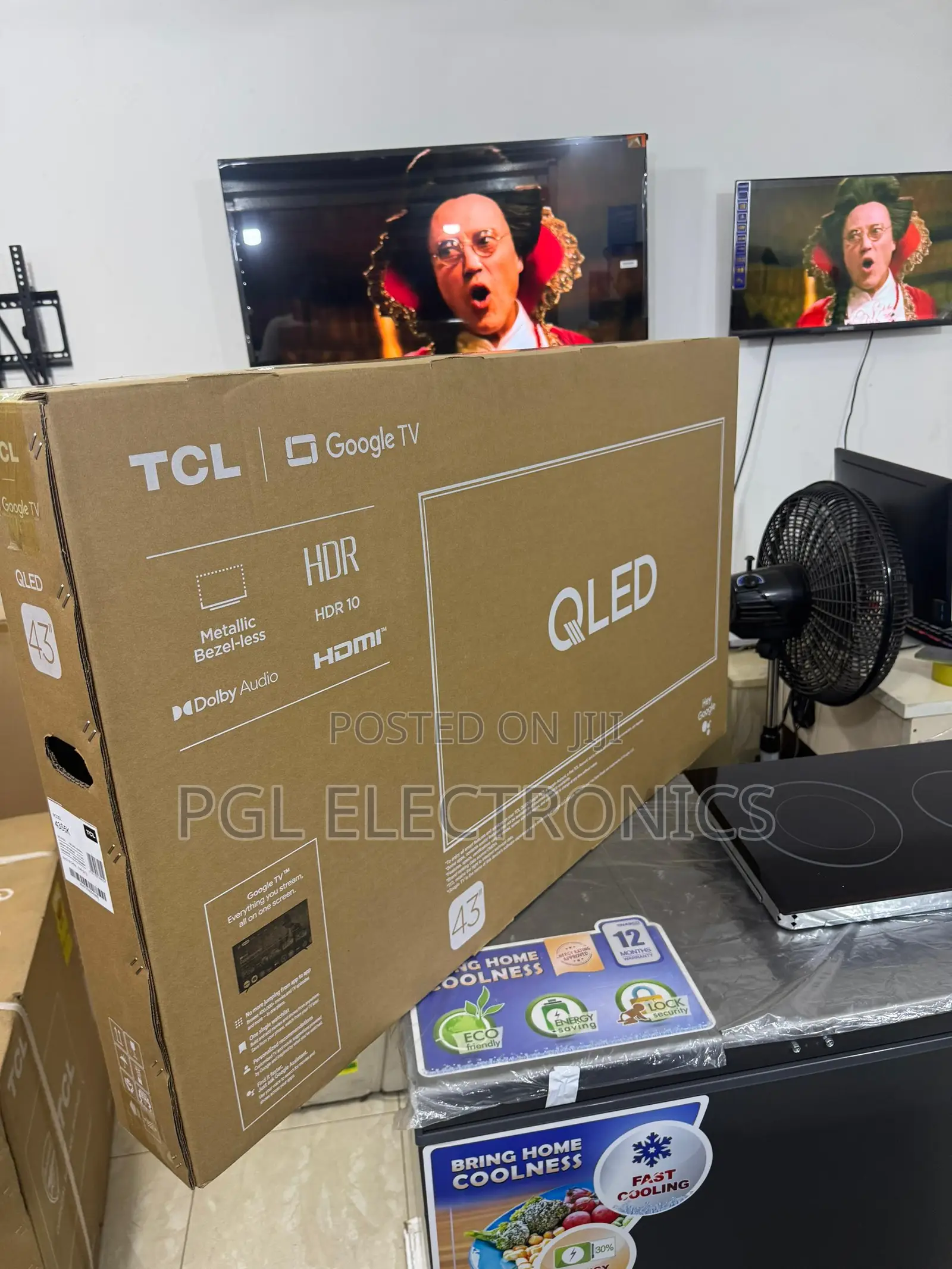 TCL 43-Inch FHD Qled Google Hdr10 Smart Tv, 2025 Model