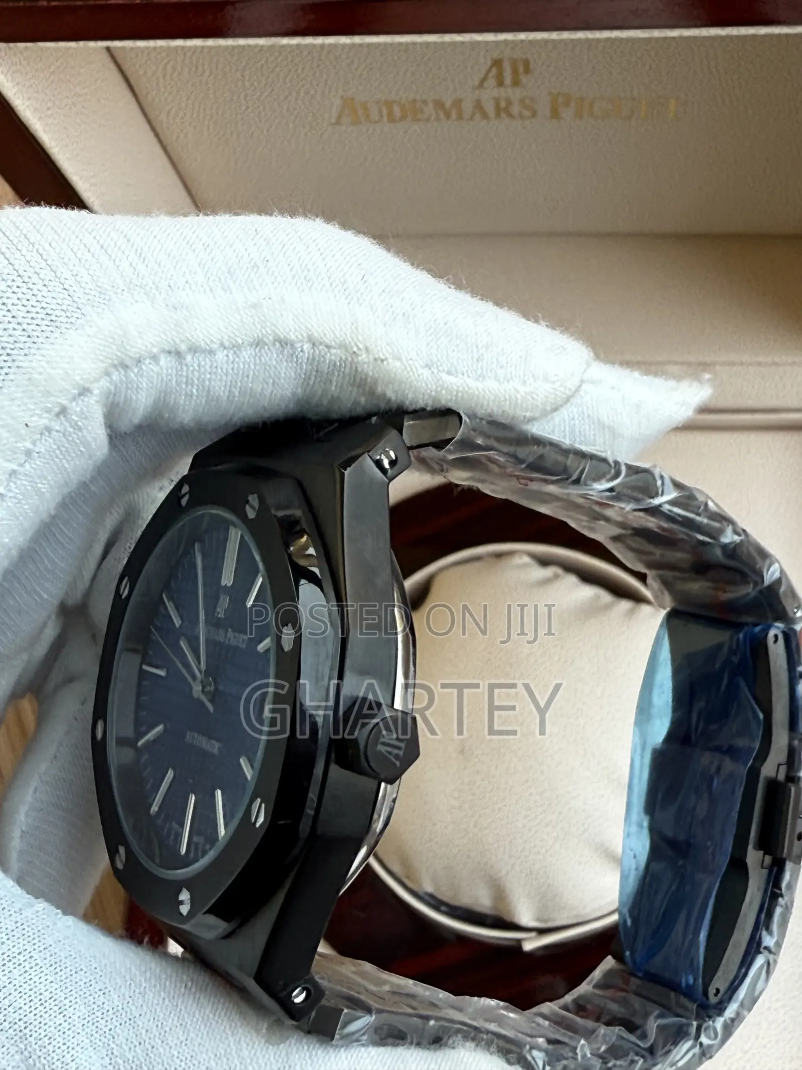 Audemars Piguet Royal Oak Black Steel – Blue Dial Icon
