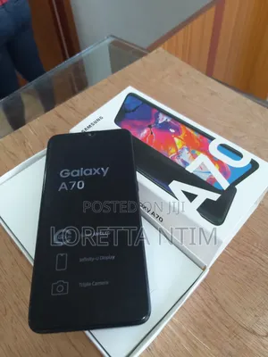 New Samsung Galaxy A70 128 GB Black