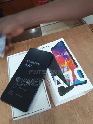 New Samsung Galaxy A70 128 GB Black