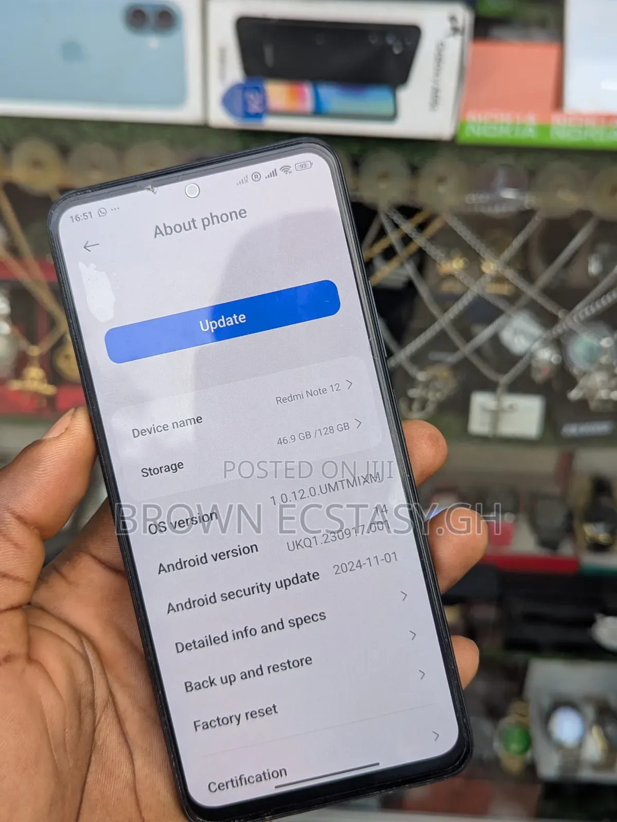 Xiaomi Redmi Note 12 4G 128 GB Blue