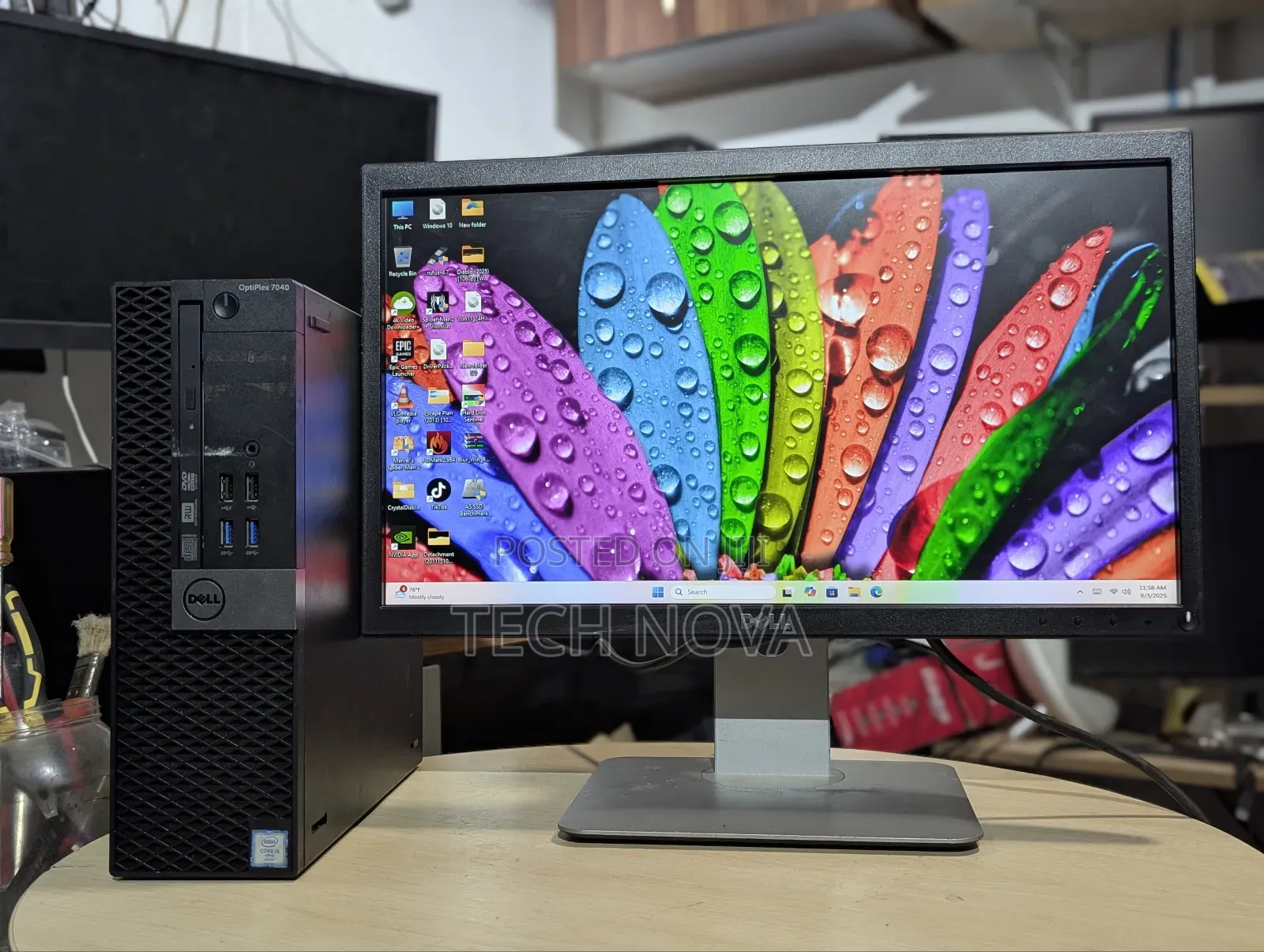 Desktop Computer Dell OptiPlex 7040 8GB Intel Core I5 HDD 500GB