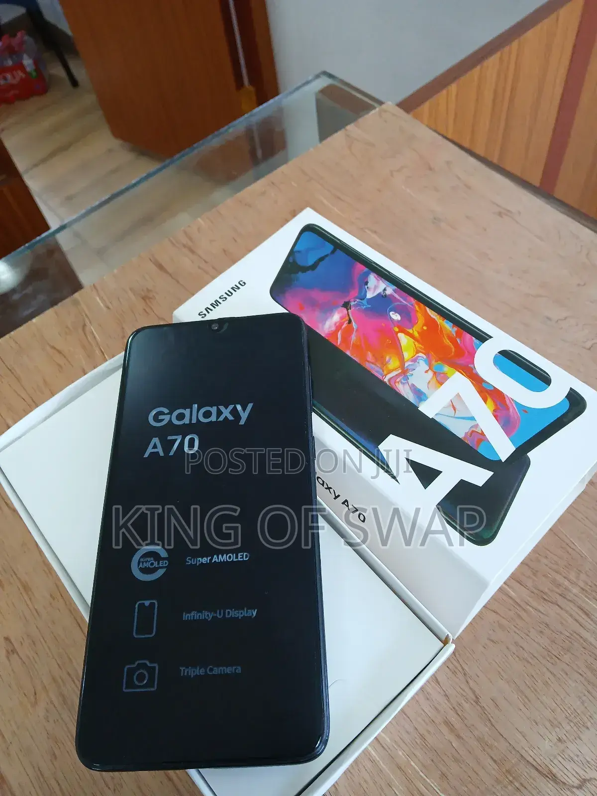 New Samsung Galaxy A70 128 GB Blue