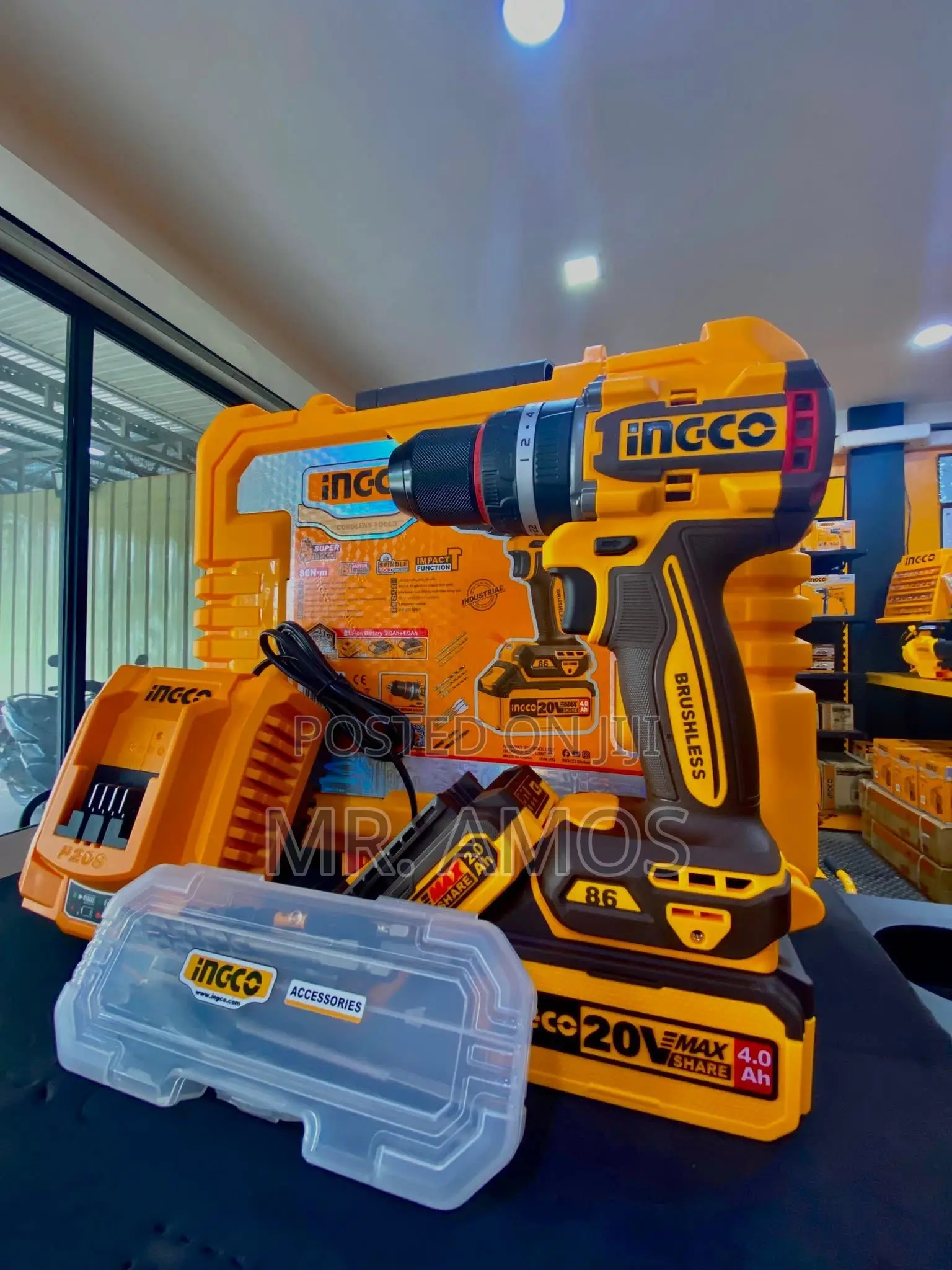86nm Brushless Cordless Impact Drill - Cidli20868