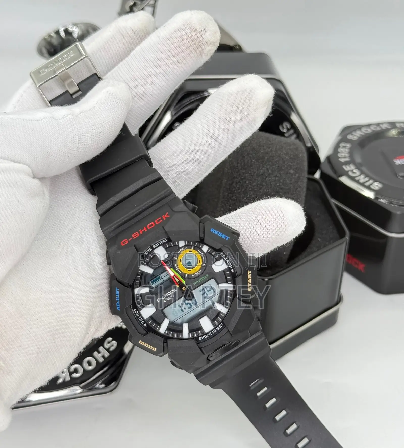 Casio G-Shock Digital Analog Watch All Black With Sleek Designs