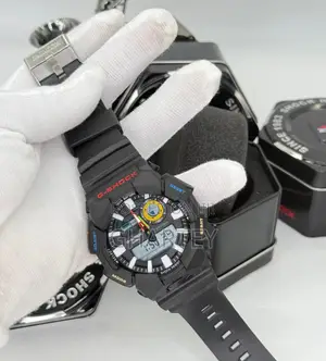 Casio G-Shock Digital Analog Watch All Black With Sleek Designs