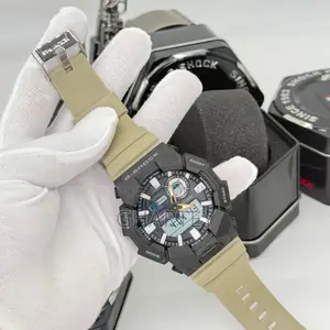 Gshock Digital Analog Time Display Led Watch- 3 Beautiful Colors