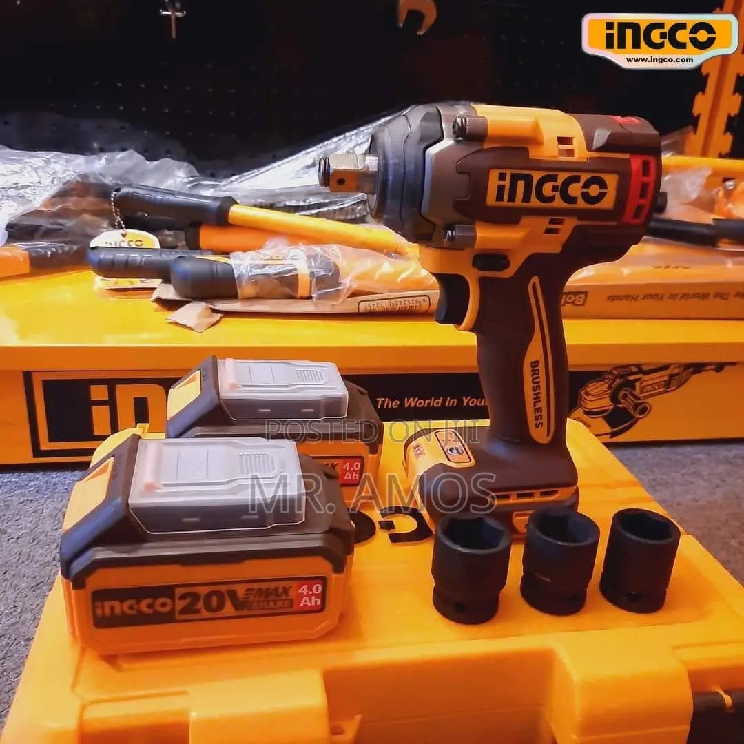 500nm Cordless Brushless Impact Wrench + 47pcs Accessories - Ciwli2050