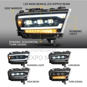 Ram 1500 Led Headlight 2019-2020