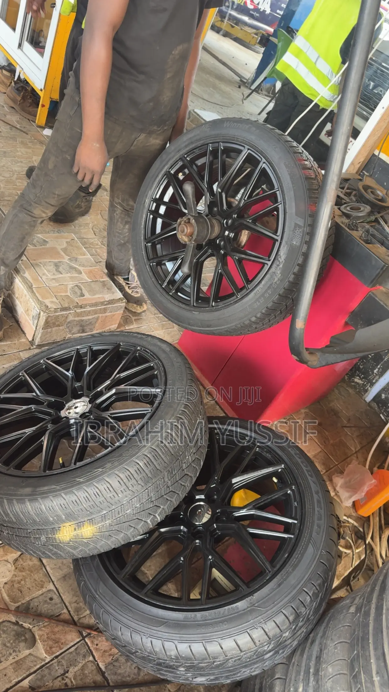 Honda Black Rims