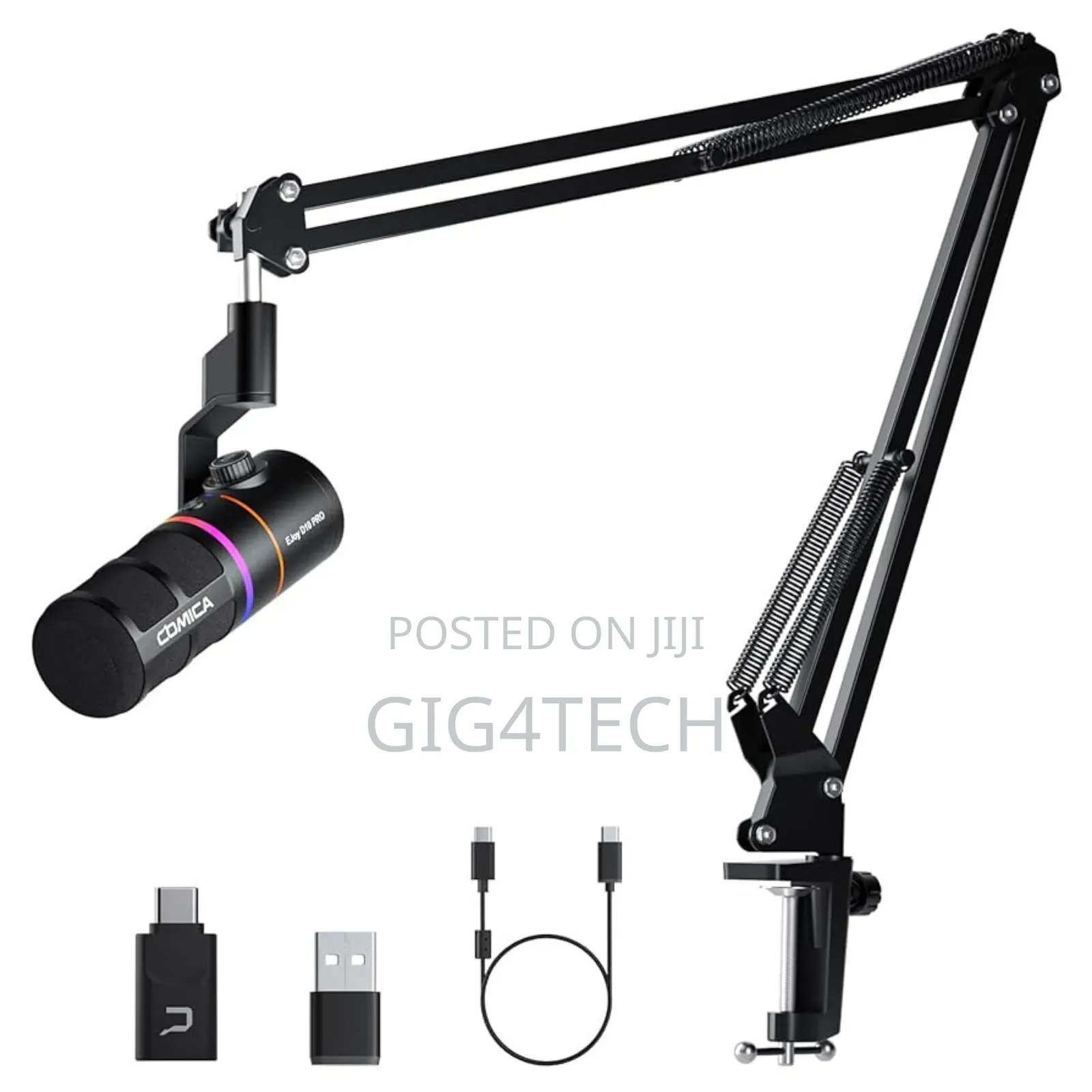 Comica Ejoy D10 Pro (A) Wireless and Usb-C RGB Podcast Microphone