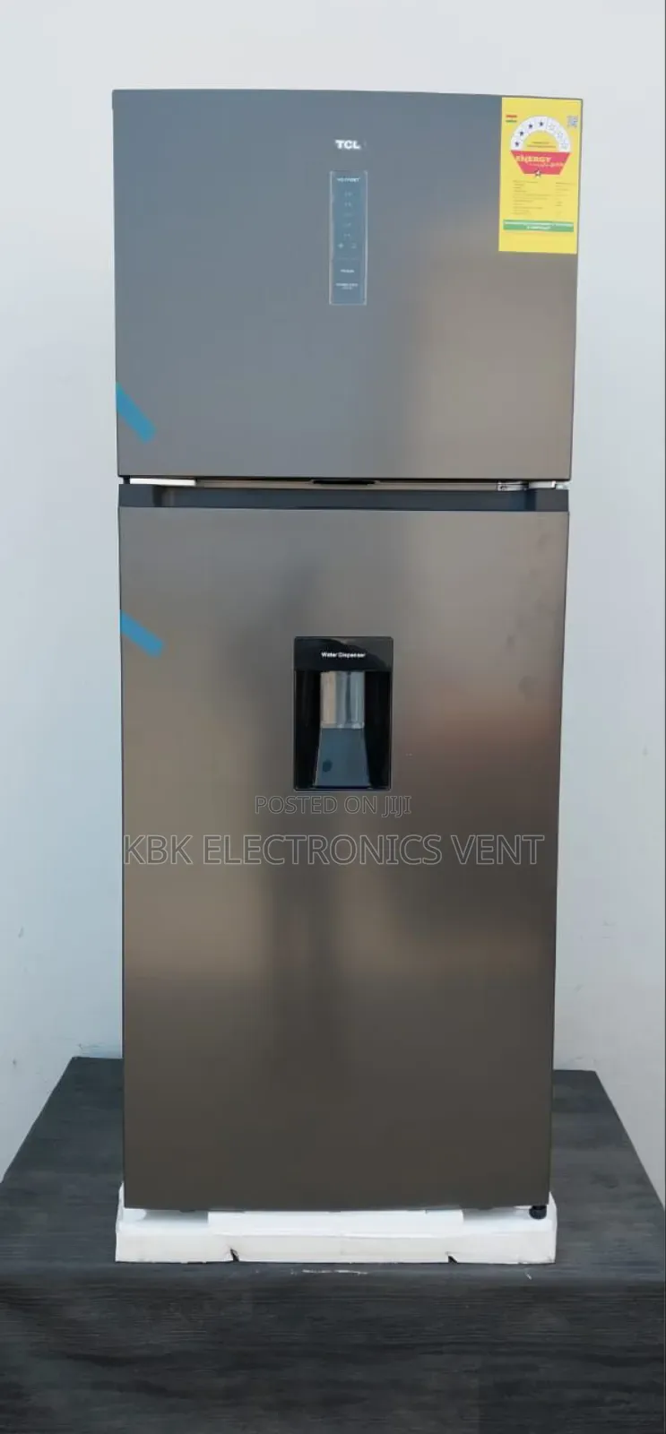 Tcl 420ltr Top Mounted Freezer Double Door Fridge