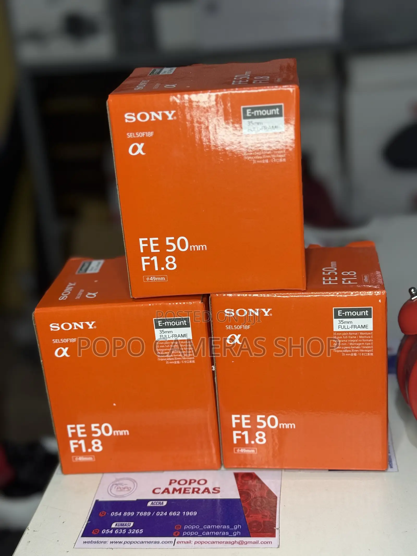 Sony Fe 50mm F1.8 Lens
