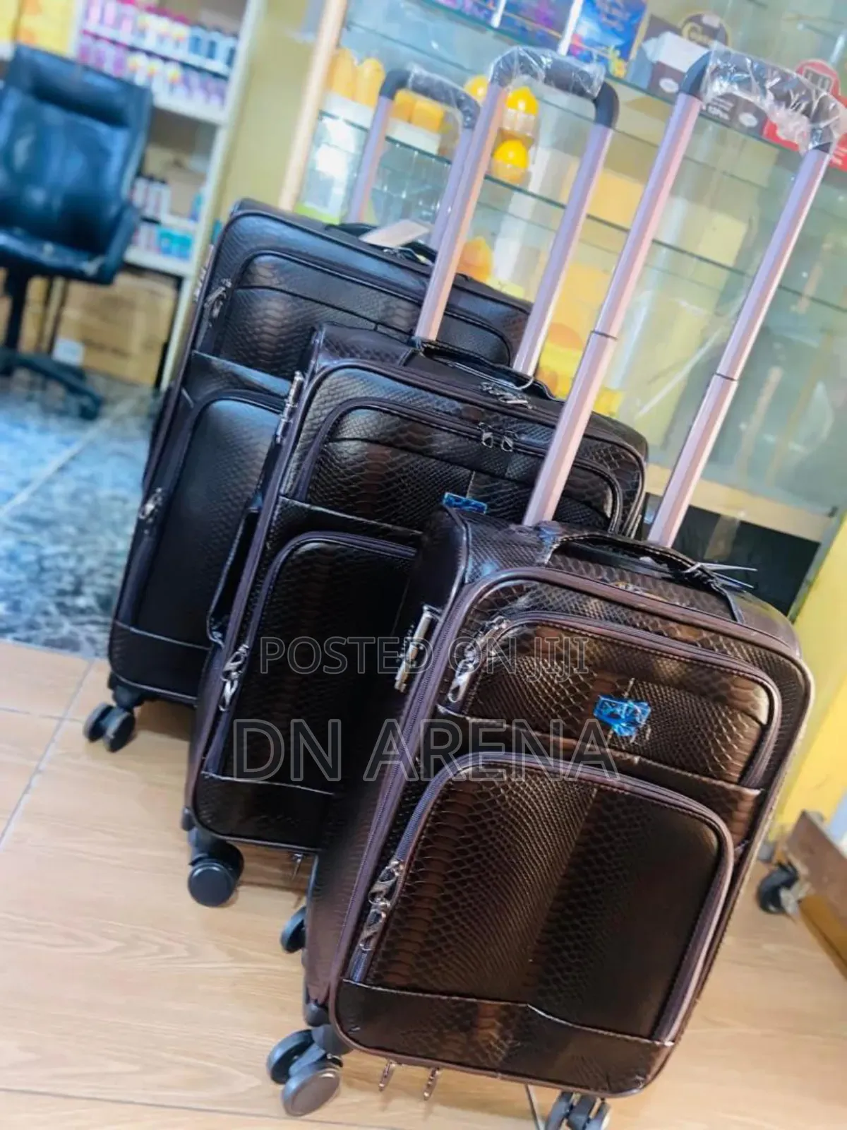 4in1 Leather Suitcase