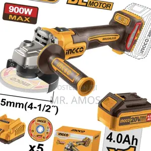 115mm Cordless Angle Grinder + 5pcs Metal Cutting Blade - Cagli261521