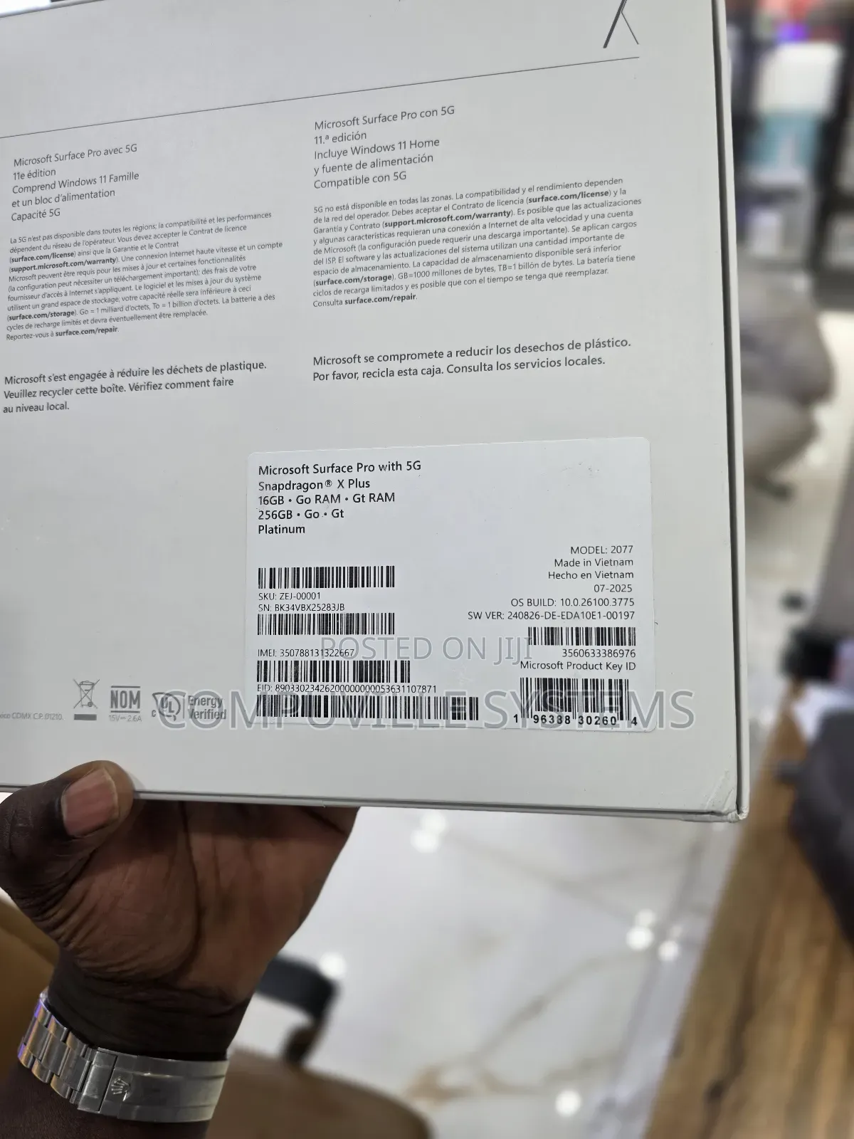 New Microsoft Surface Pro 256 GB Silver