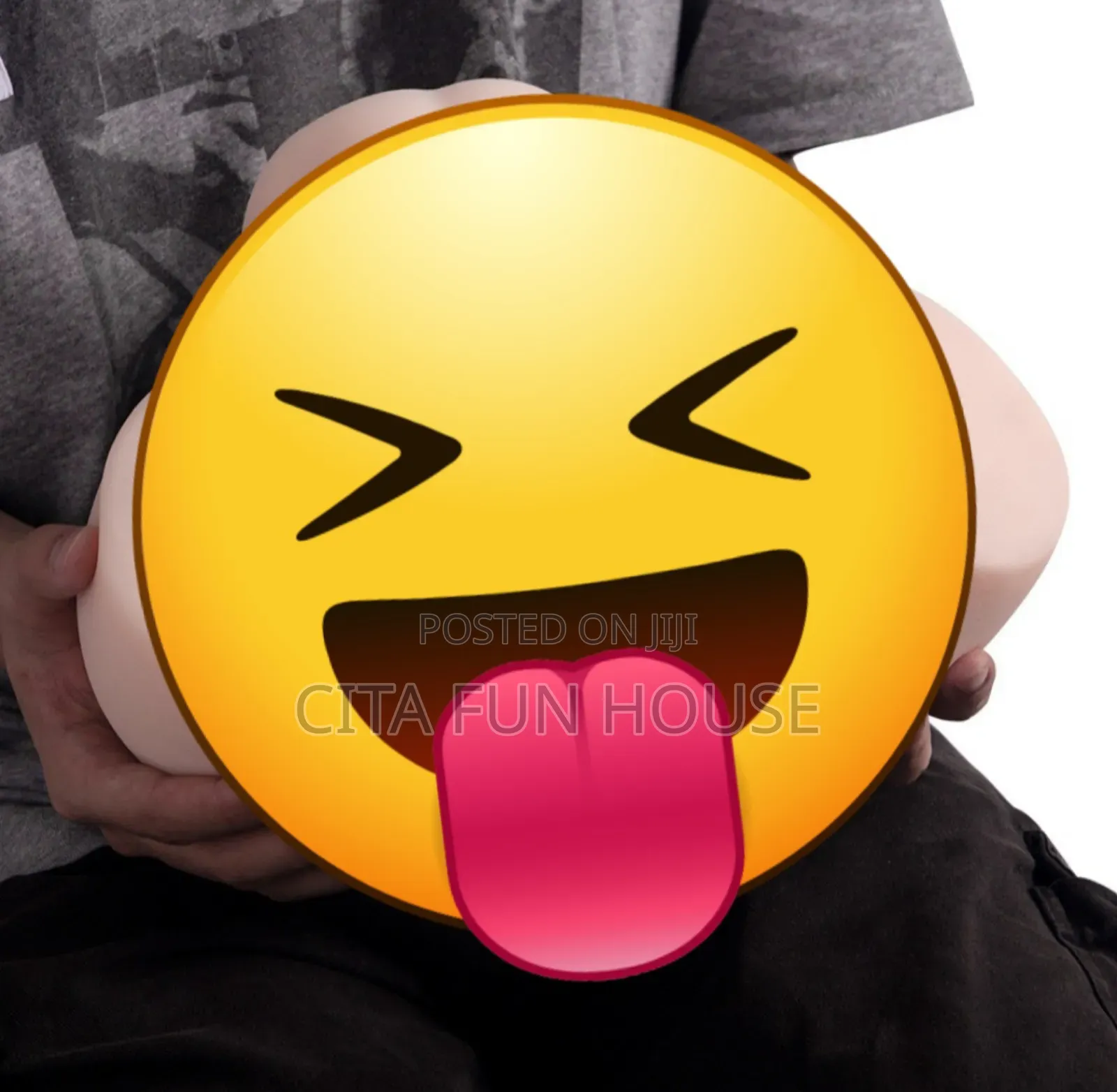 2 Holes With Big Butt and Small Waist Silicone Soft Male Masturbator