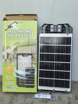 100w Solar Street Light With Inbuilt Battery and Photocell