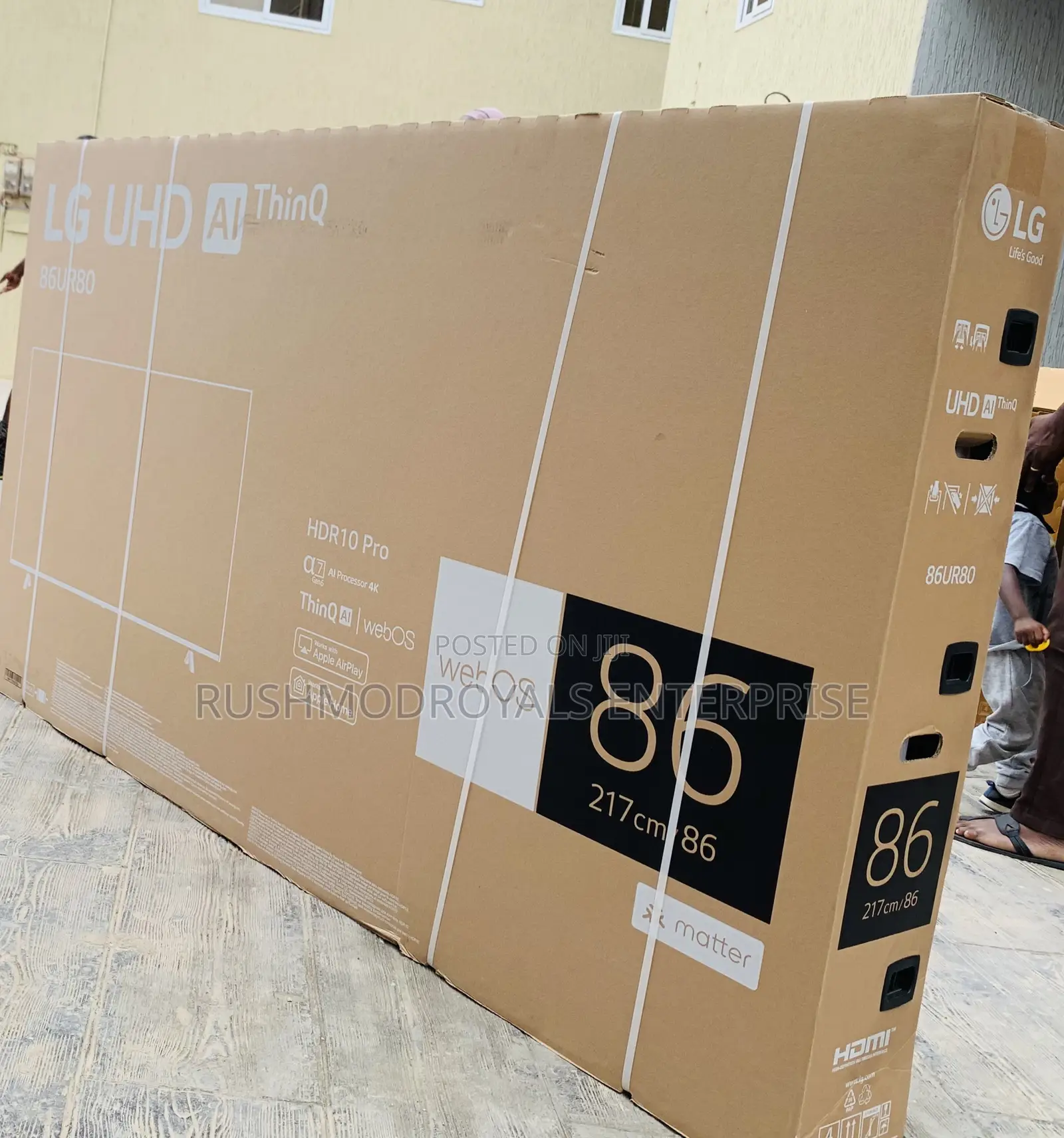 Lg 86” Uhd Smart Tv With Α7 Ai Processor for Immersive Entertainment