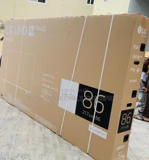 Lg 86” Uhd Smart Tv With Α7 Ai Processor for Immersive Entertainment