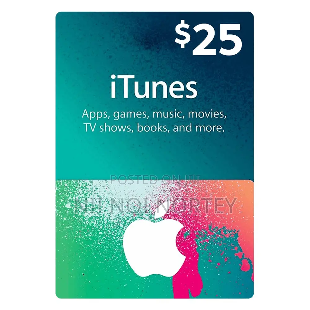 $25 iTunes Gift Card (Digital Code)