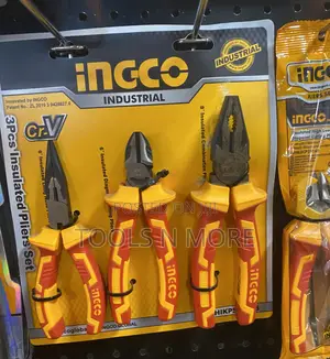 Ingco 3 Pieces Insulated Pliers Set
