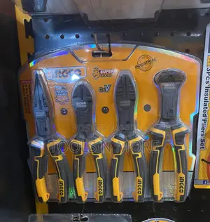 Ingco 4 Pieces Compound Action Pliers Set