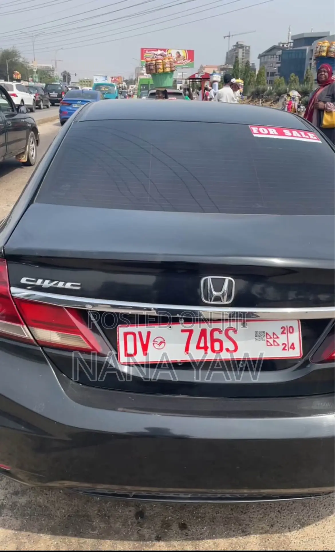 Honda Civic EX 4dr Sedan (1.8L 4cyl CVT) 2014 Black