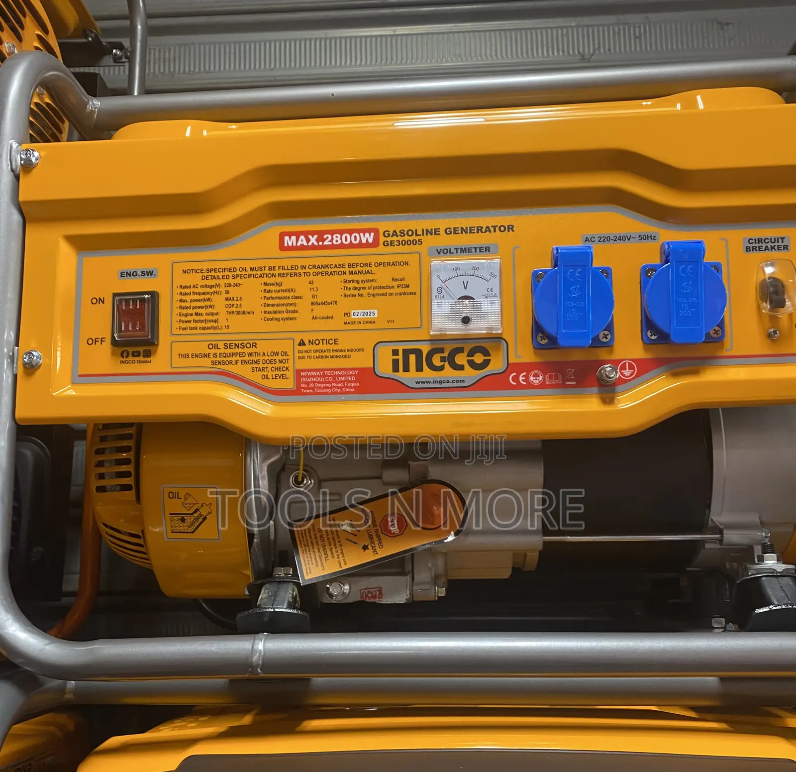 2.8kw Ingco Gasoline Generator