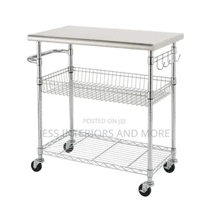 Heavy Duty Stainless Steel Kitchen Cart/Table