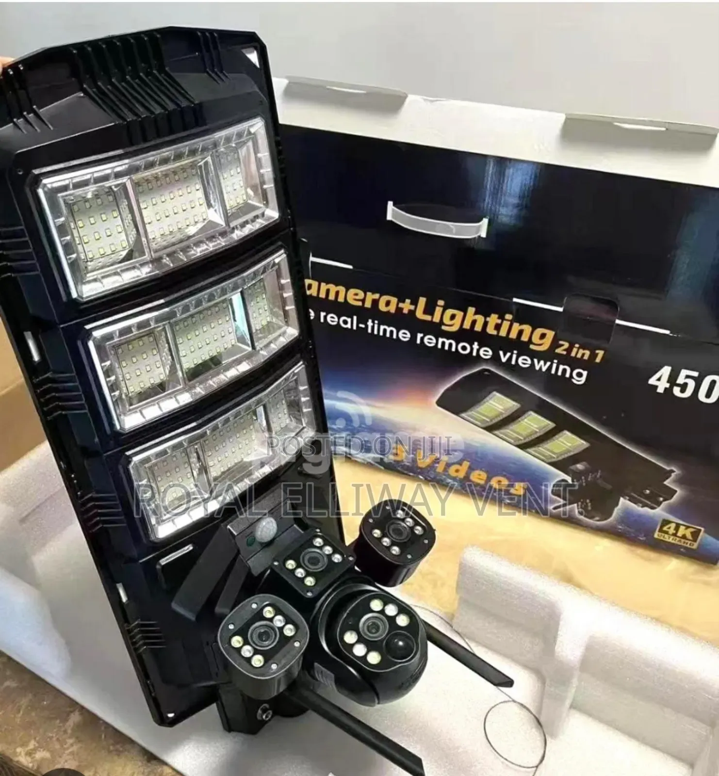 Ai 2in 1 Solar Streetlight Camera