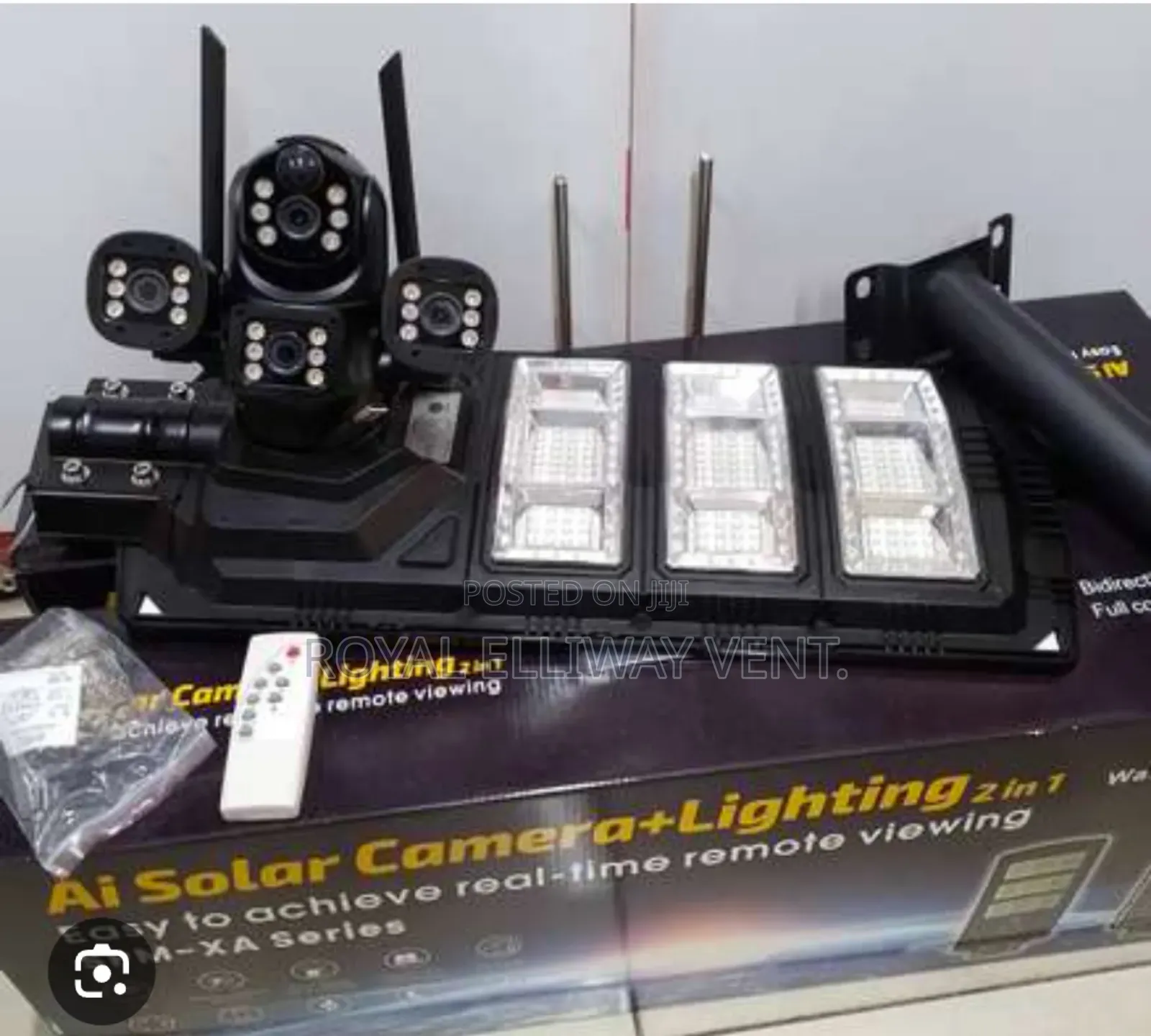 Ai 2in 1 Solar Streetlight Camera