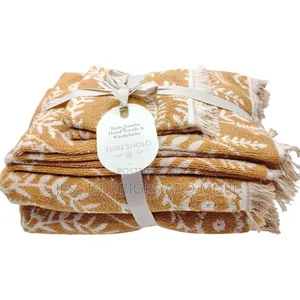 Threshold 6pc Butterscotch Yellow Cotton Towel Set