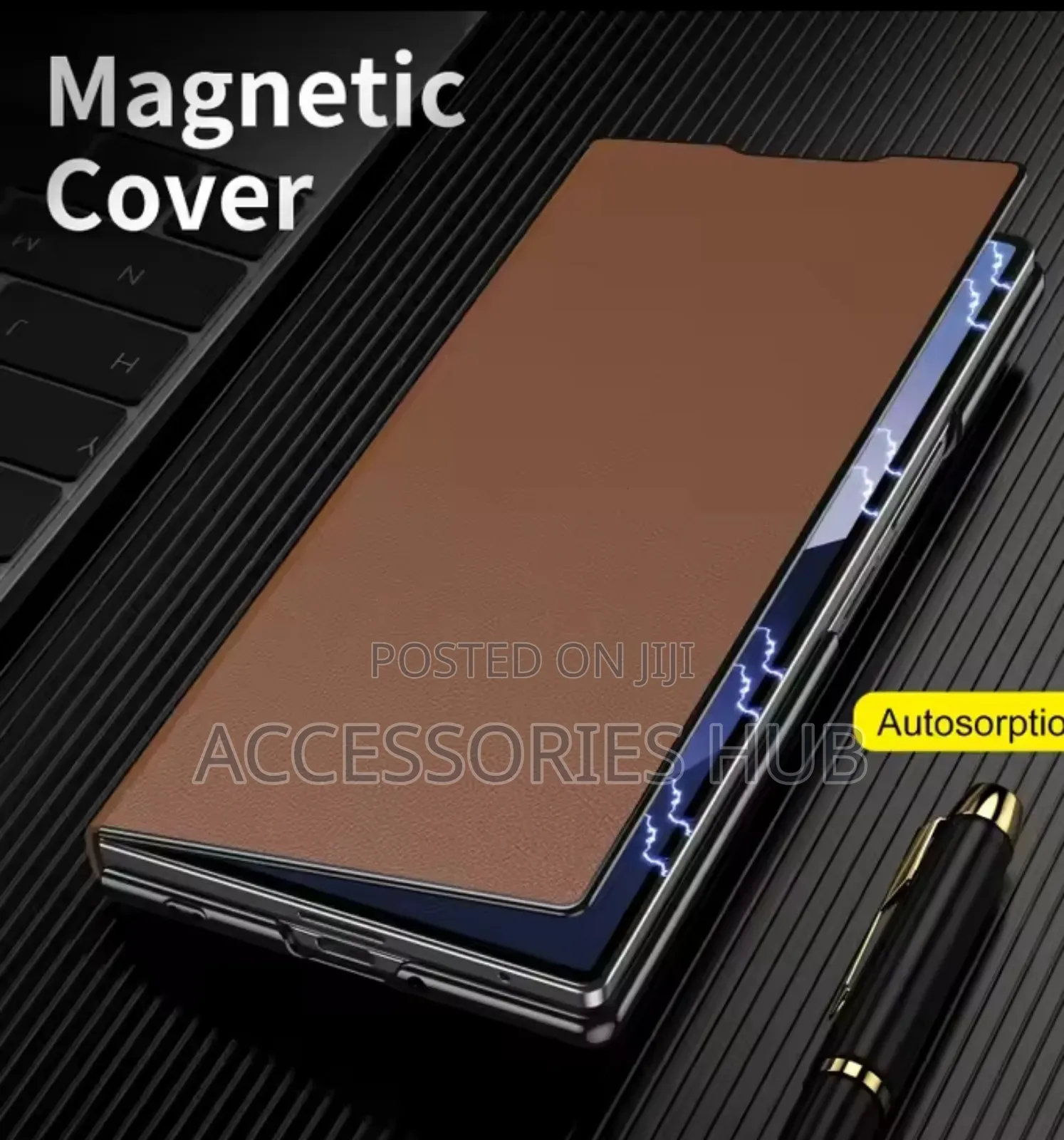 Magnetic Leather Case for Samsung Z Fold 6 and 7