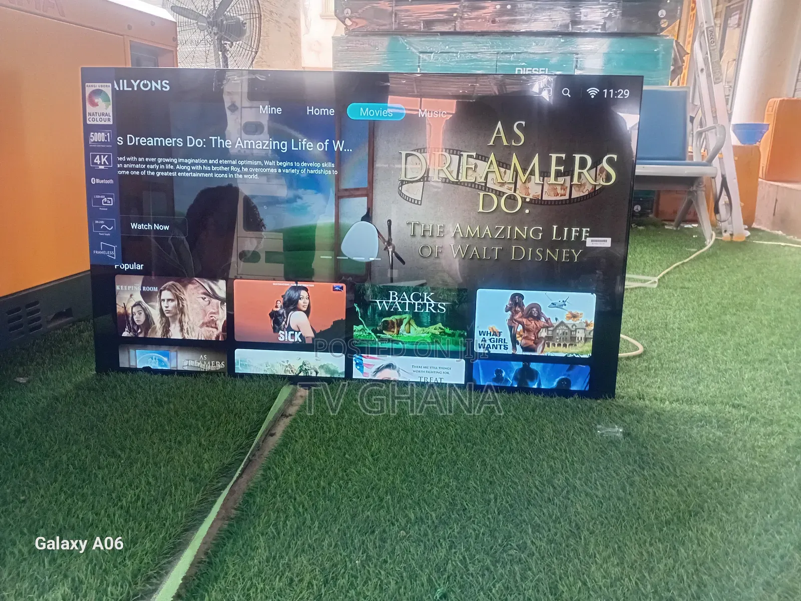 50" Smart Tv – Perfect for Movies Sports