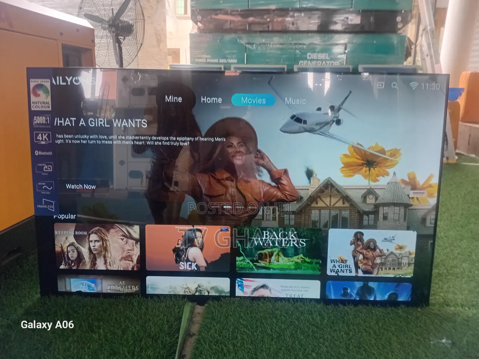 50" Smart Tv – Perfect for Movies Sports