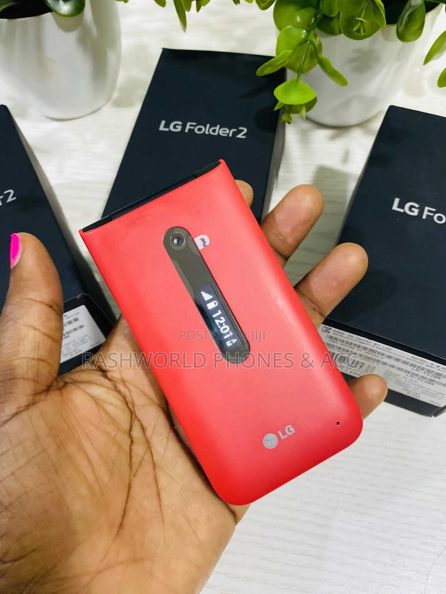 New LG Folder 2 8 GB Red