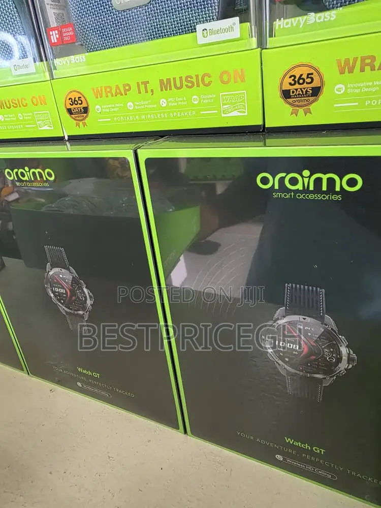 Oraimo Watch Gt 1.43" Amoled 3atm GPS Smart Watch
