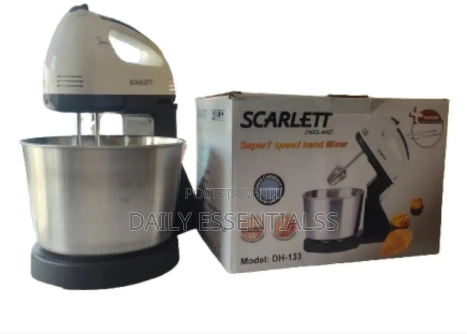 Scarlett 200w Hand Mixer – Durable Lightweight