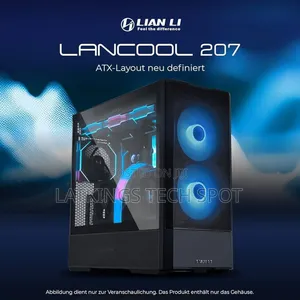 Lian Li Lancool 207 Computer Case With 4 Fans