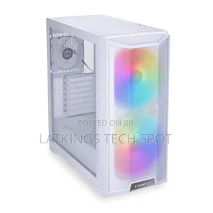 Lian Li  Lancool 215x Computer Case(White) With 3 Argb Fans