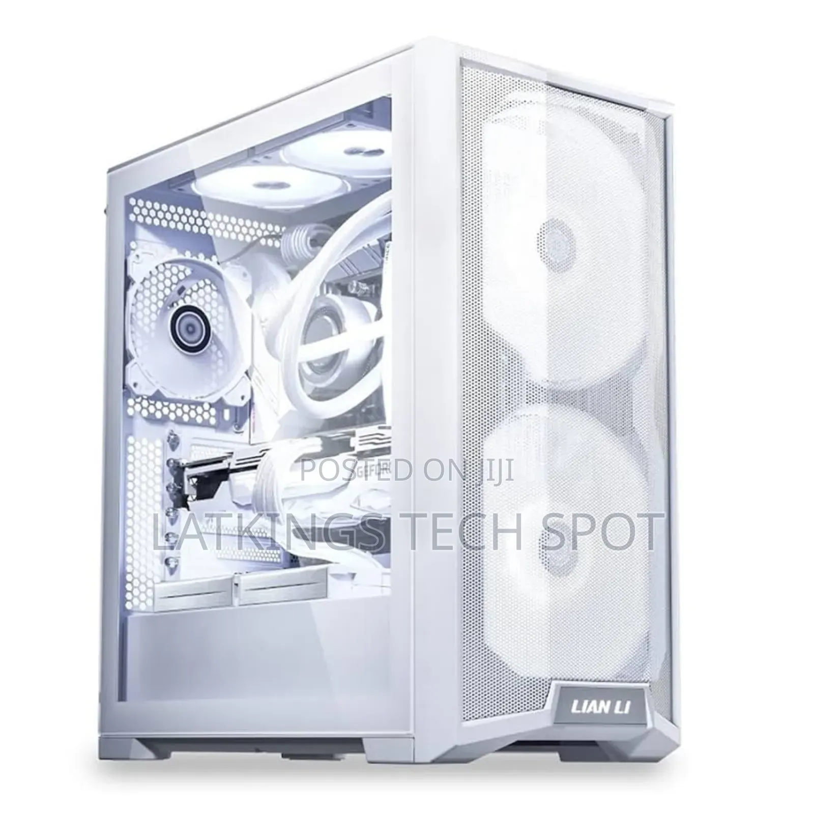 Lian Li  Lancool 215x Computer Case(White) With 3 Argb Fans