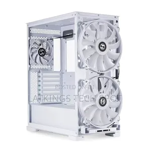 Lian Li  Lancool 215x Computer Case(White) With 3 Argb Fans