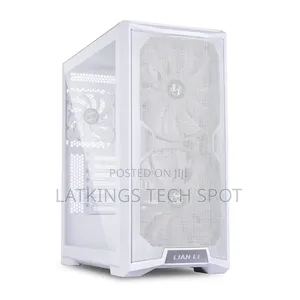 Lian Li  Lancool 215x Computer Case(White) With 3 Argb Fans