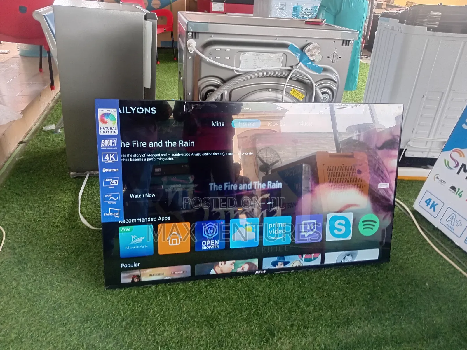 Ailyons 50′′ Wireless Miracast Smart Tv (50fz)
