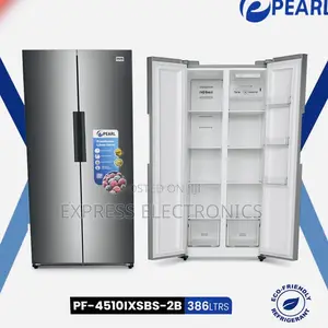 Get a New Grey Color Fridge Pearl Pf-510ixbs-2b Fridge Side by Side