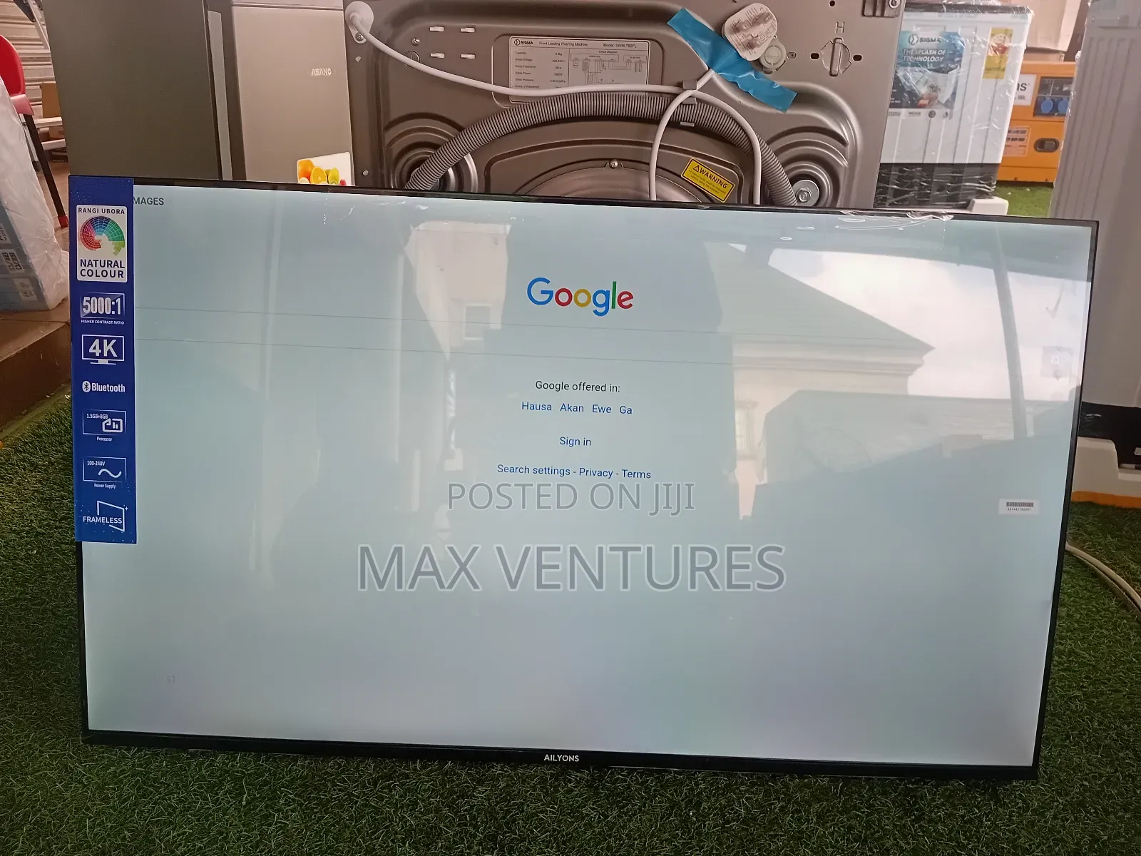 Ailyons 50′′ Smart Led Tv (Android Os, 144 Hz)