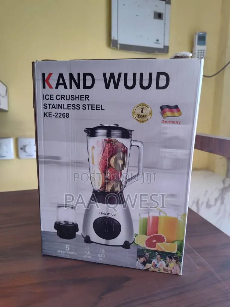 1.5l Fruits Vegetables Kenwood 2 in 1 Glass Blender